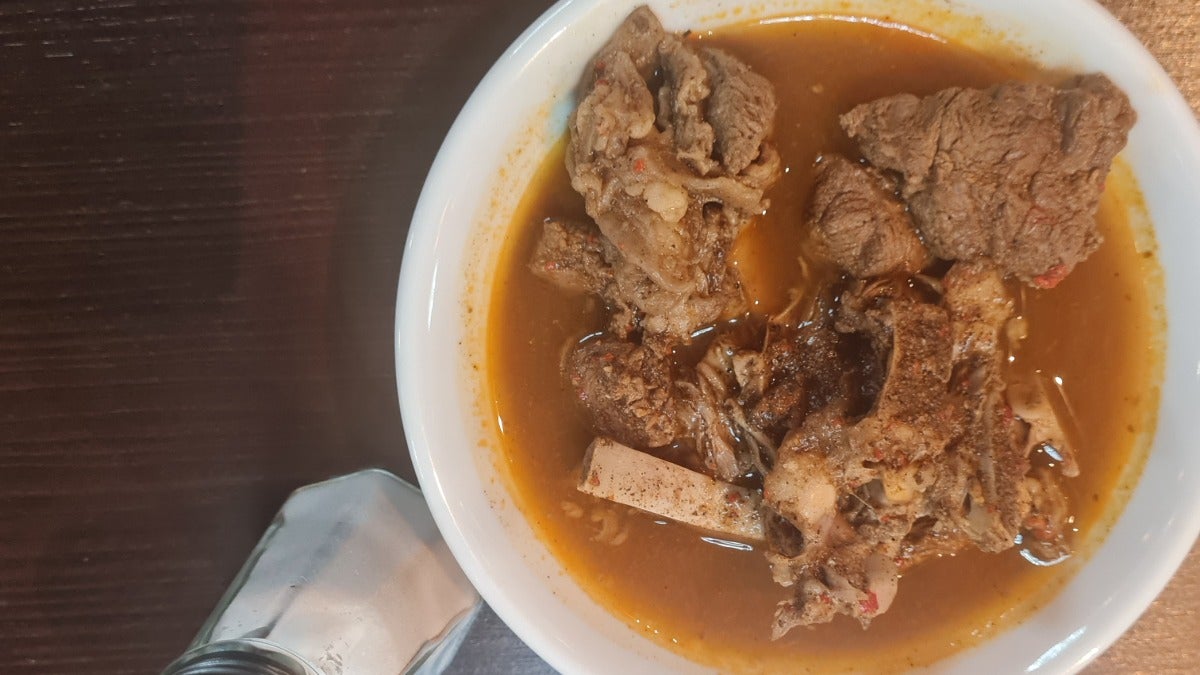 Assorted meat peppersoup