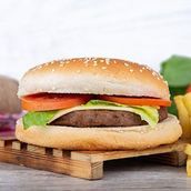 Mega Beef Burger Sandwich