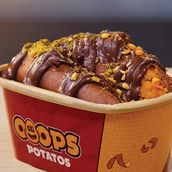 Nutella Baked Sweet Potato