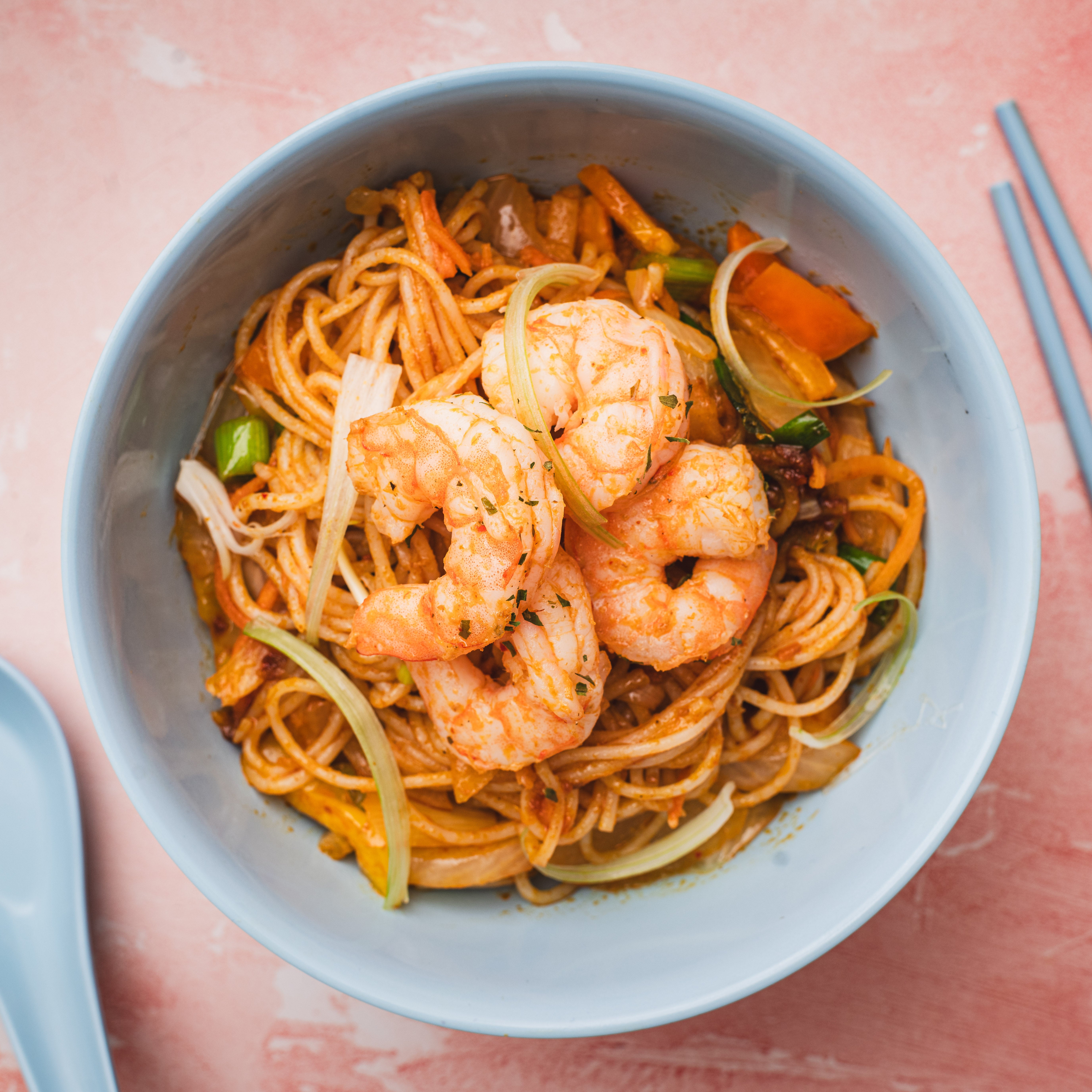 Singapore Noodle & Curry Puff