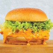 Dynamite Chicken Burger With Fries