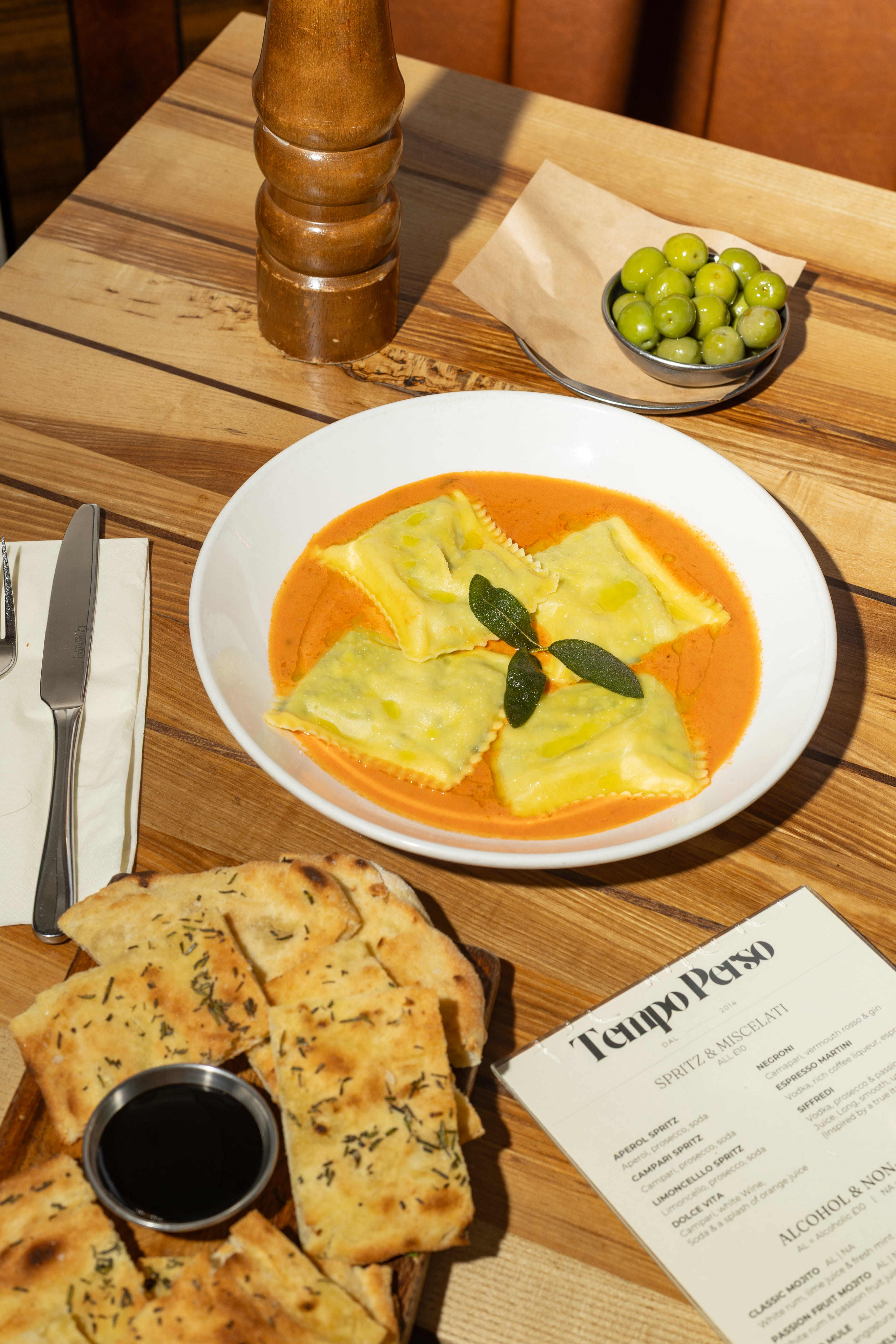 Ravioli Ricotta & Spinaci