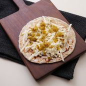 Chapati With Chadder And Jalapeno