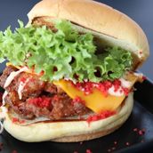 Chicken Cheetos Burger