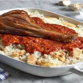 Lamb Shank Fattah-فتة موزة ضاني