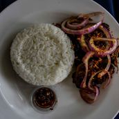Veg Ampalaya With Rice Meal