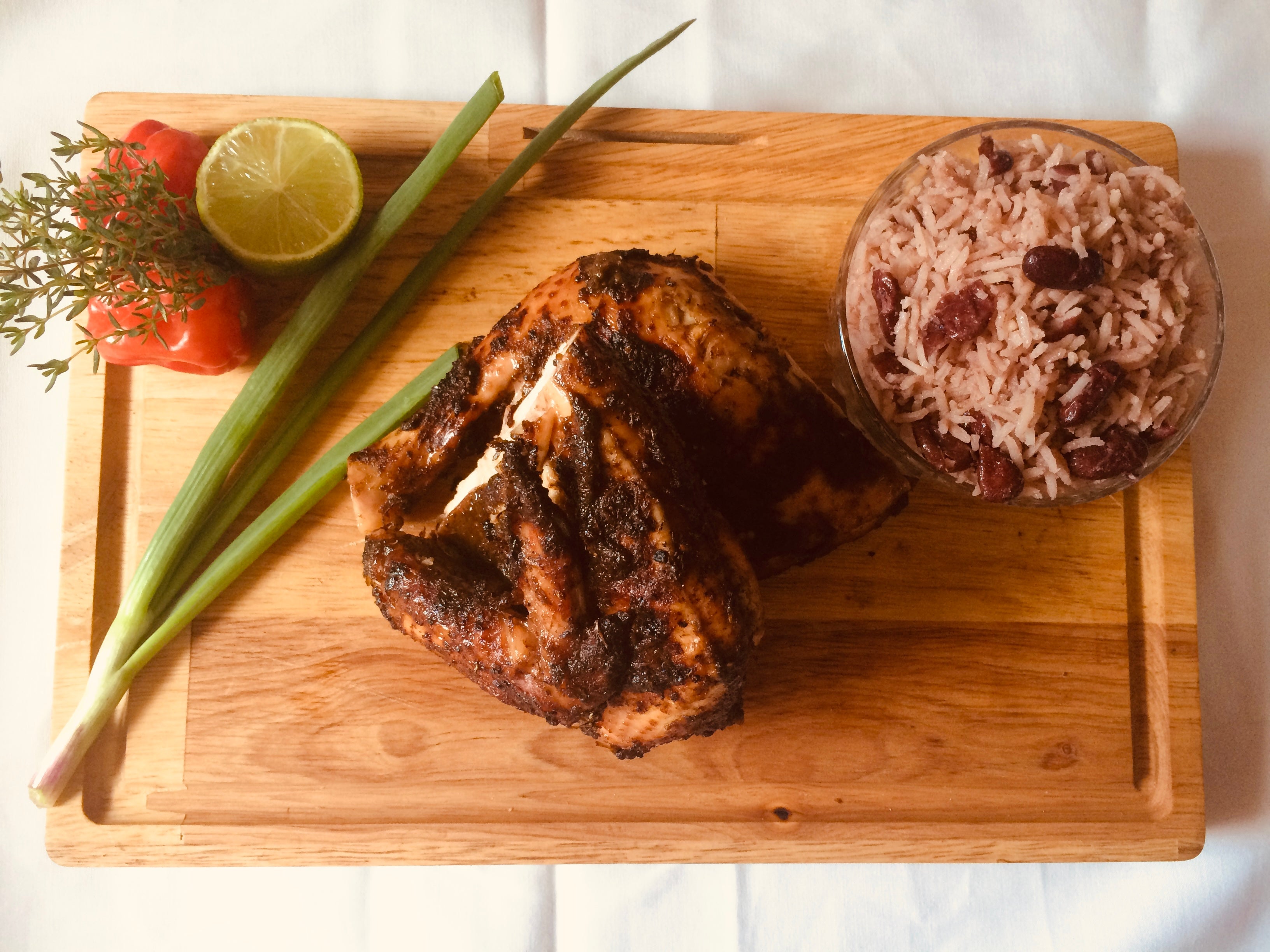 Jerk Chicken Main Dish