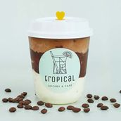 Iced Bounty Bubble Latte