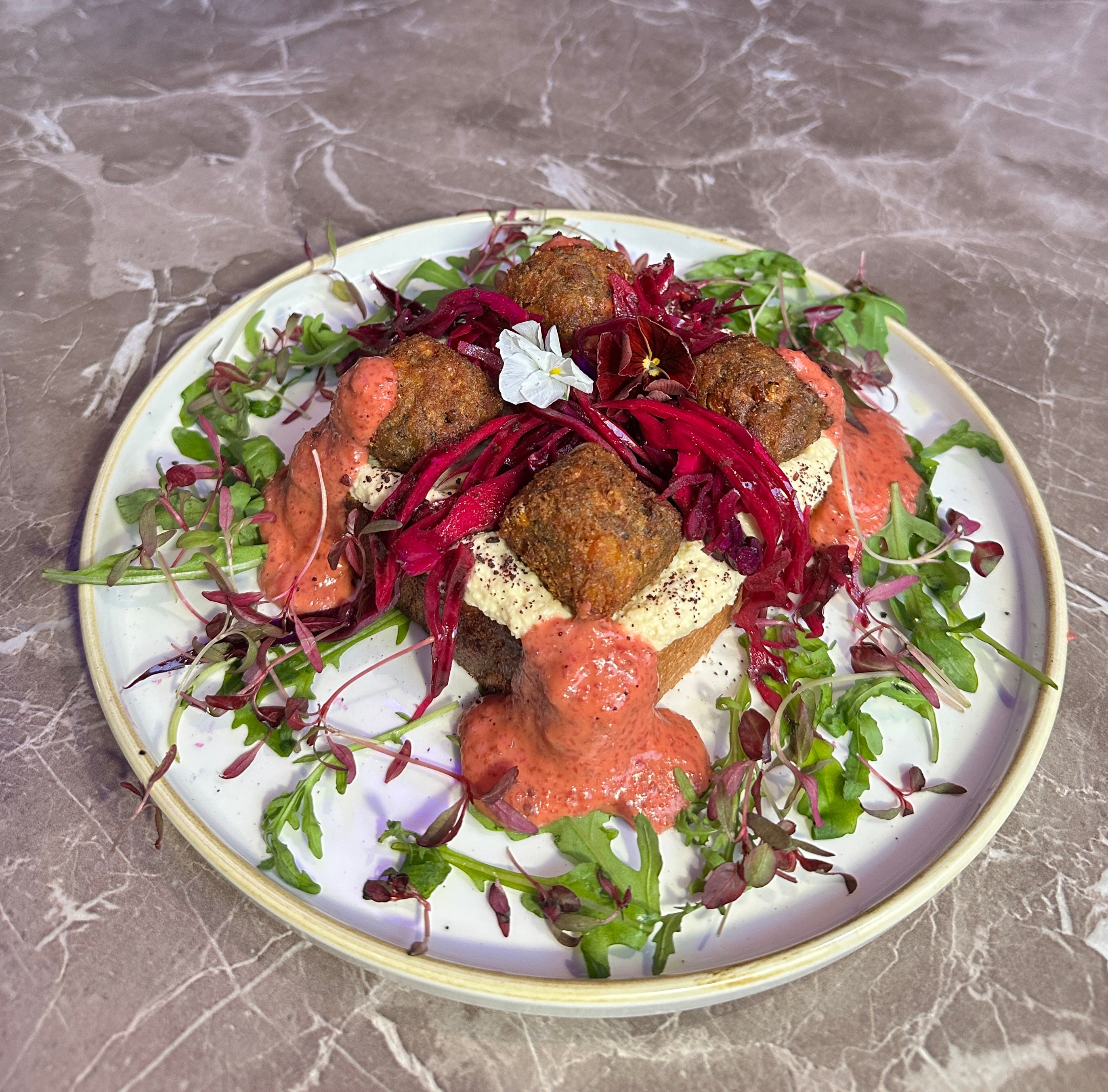Falafel Brioche