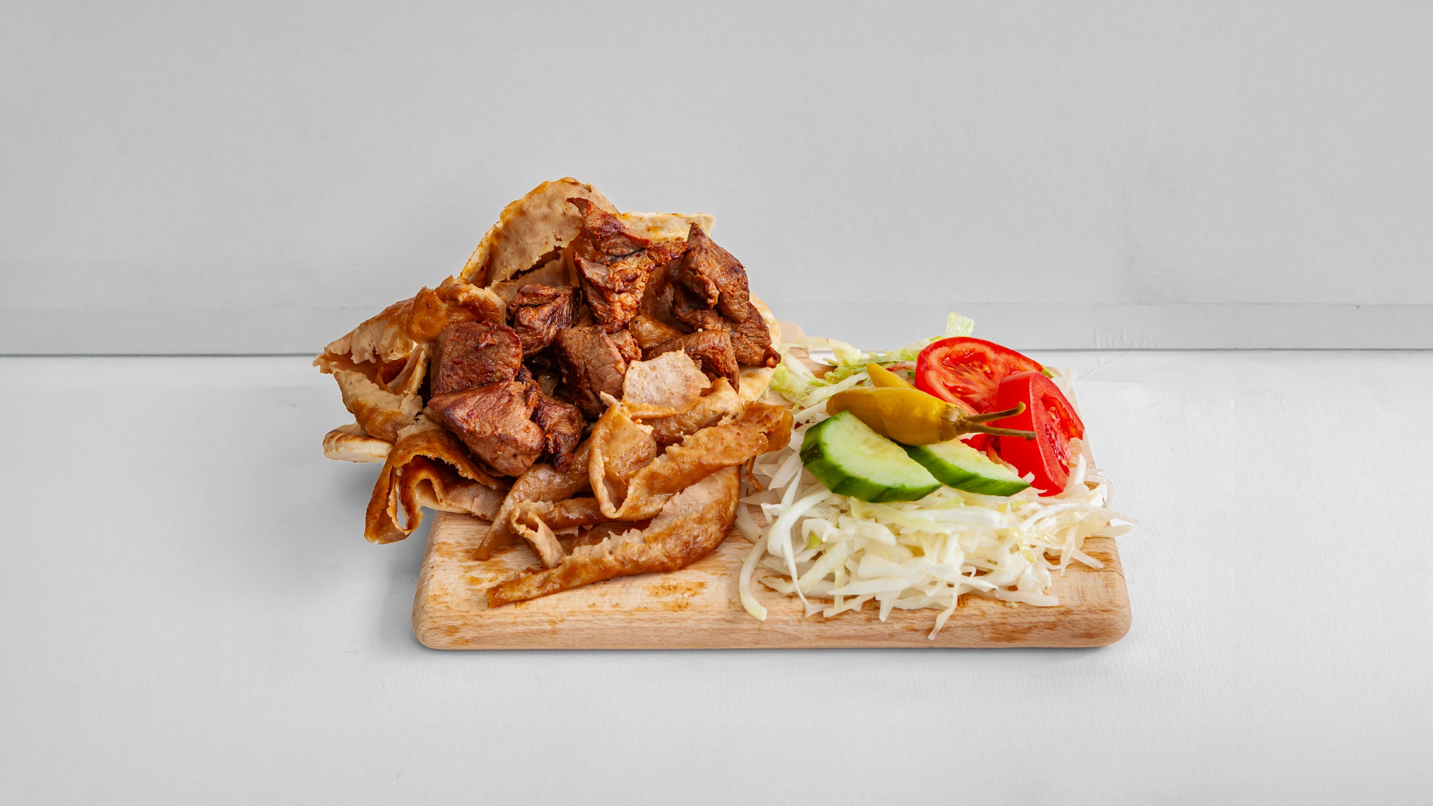 Lamb Shish and Lamb Doner