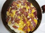 Large Pastrami Egg Dish