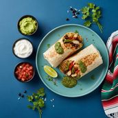 Grilled Chicken Chimichurri Burrito
