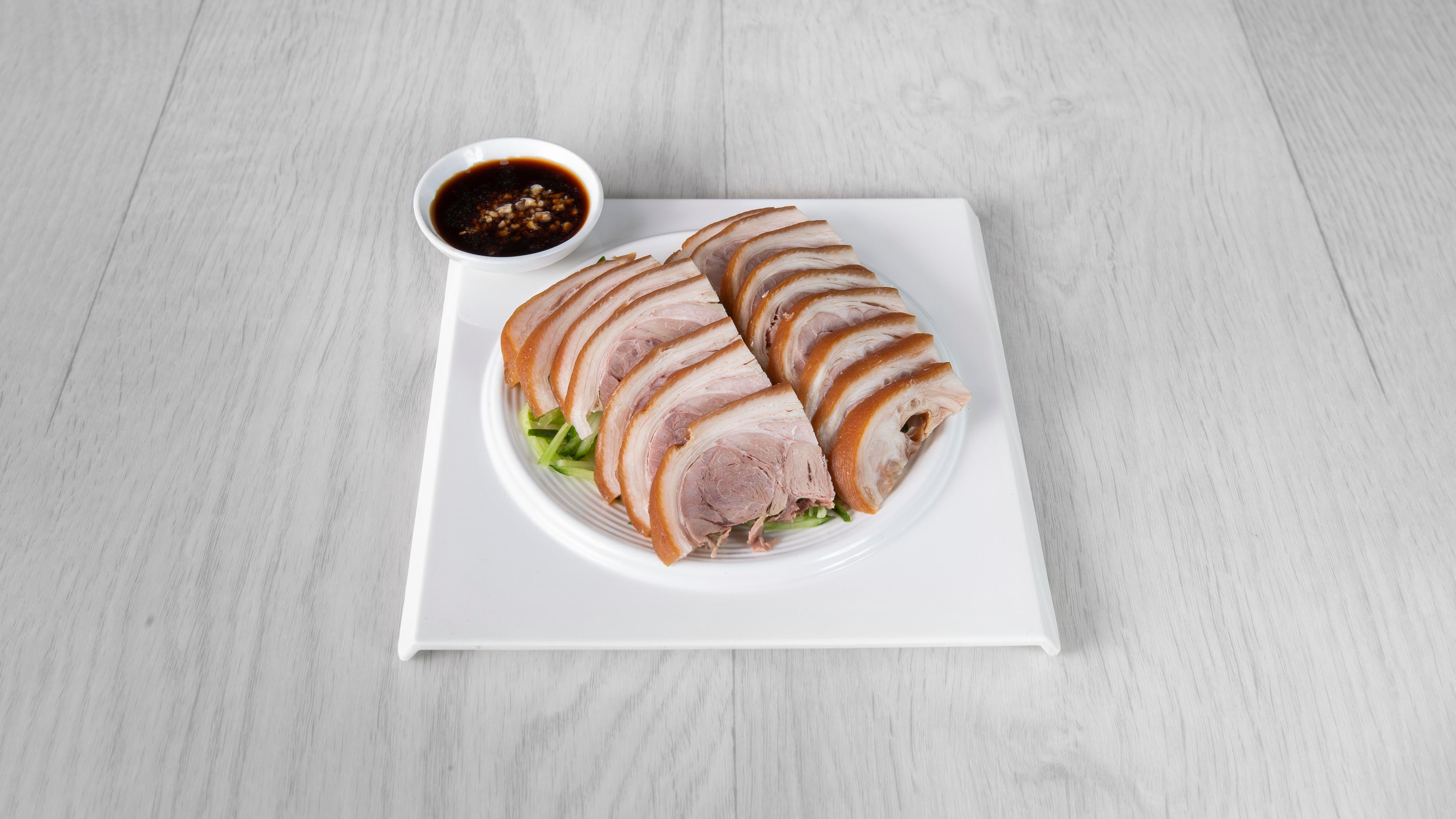 Pork Shank Slices in Chinkiang Vinegar with Garlic 酱香小肘 #033
