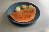 Ghee Garlic Podi Dosa