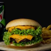 Double Beef Burger Meal