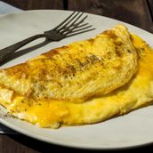 Egg Omellette With Cheese