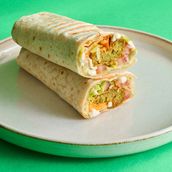 Spinach Falafel Wrap
