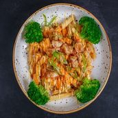 French Fries & Prawns