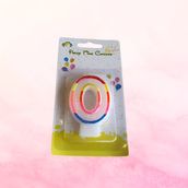 Number 0 Candle