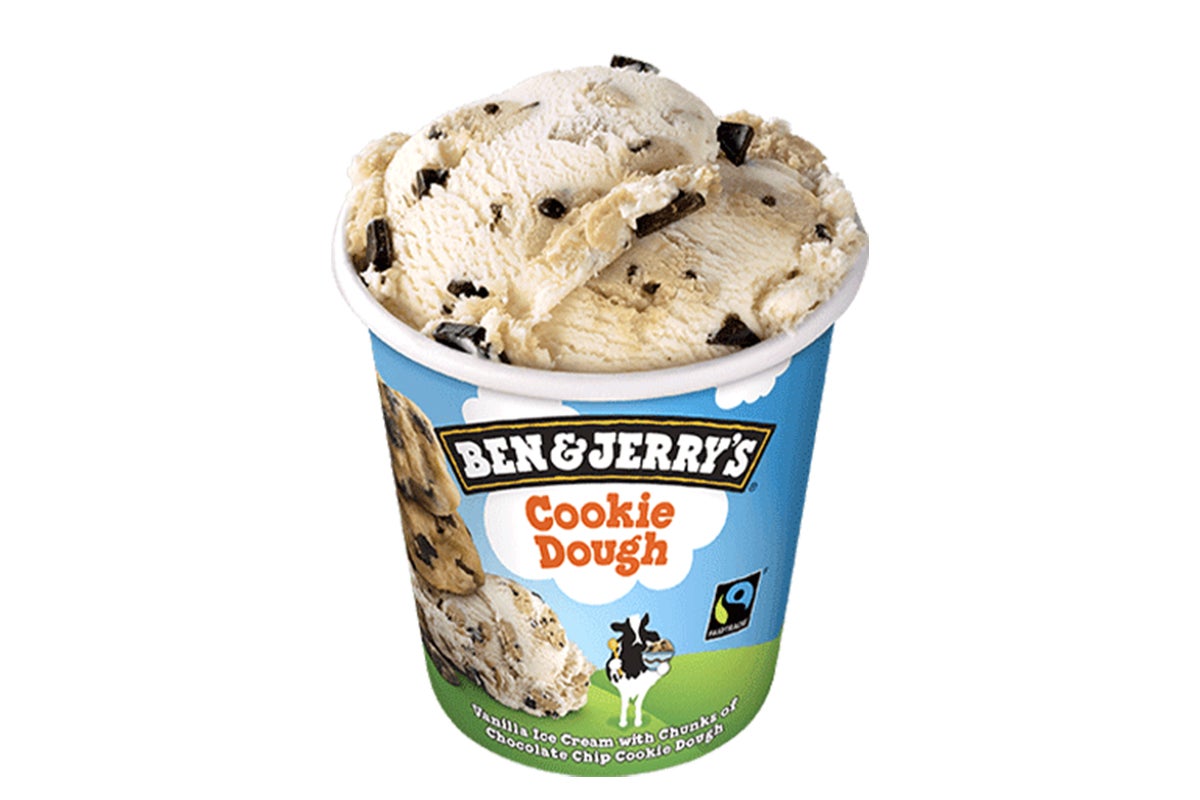 Ben & Jerrys Cookie Dough 465 ML (Family Tub)