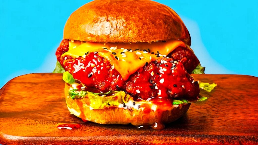 Korean Chicken Burger