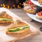 Zaatar Croissant With Gouda Cheese