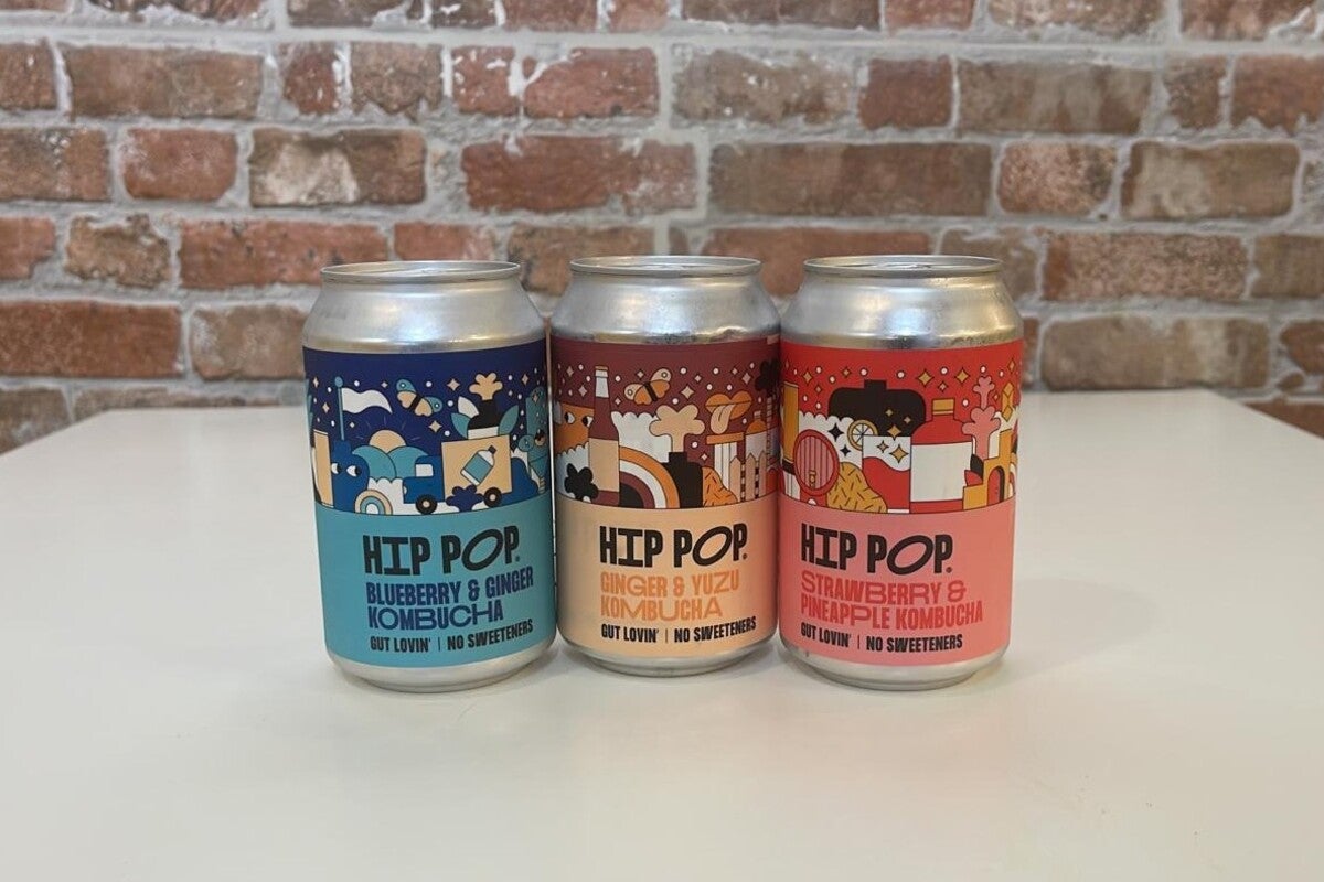 Hip Pop Kombucha Can 330ml