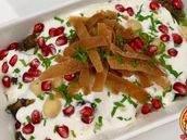 Large Grape Leaves Fatteh
