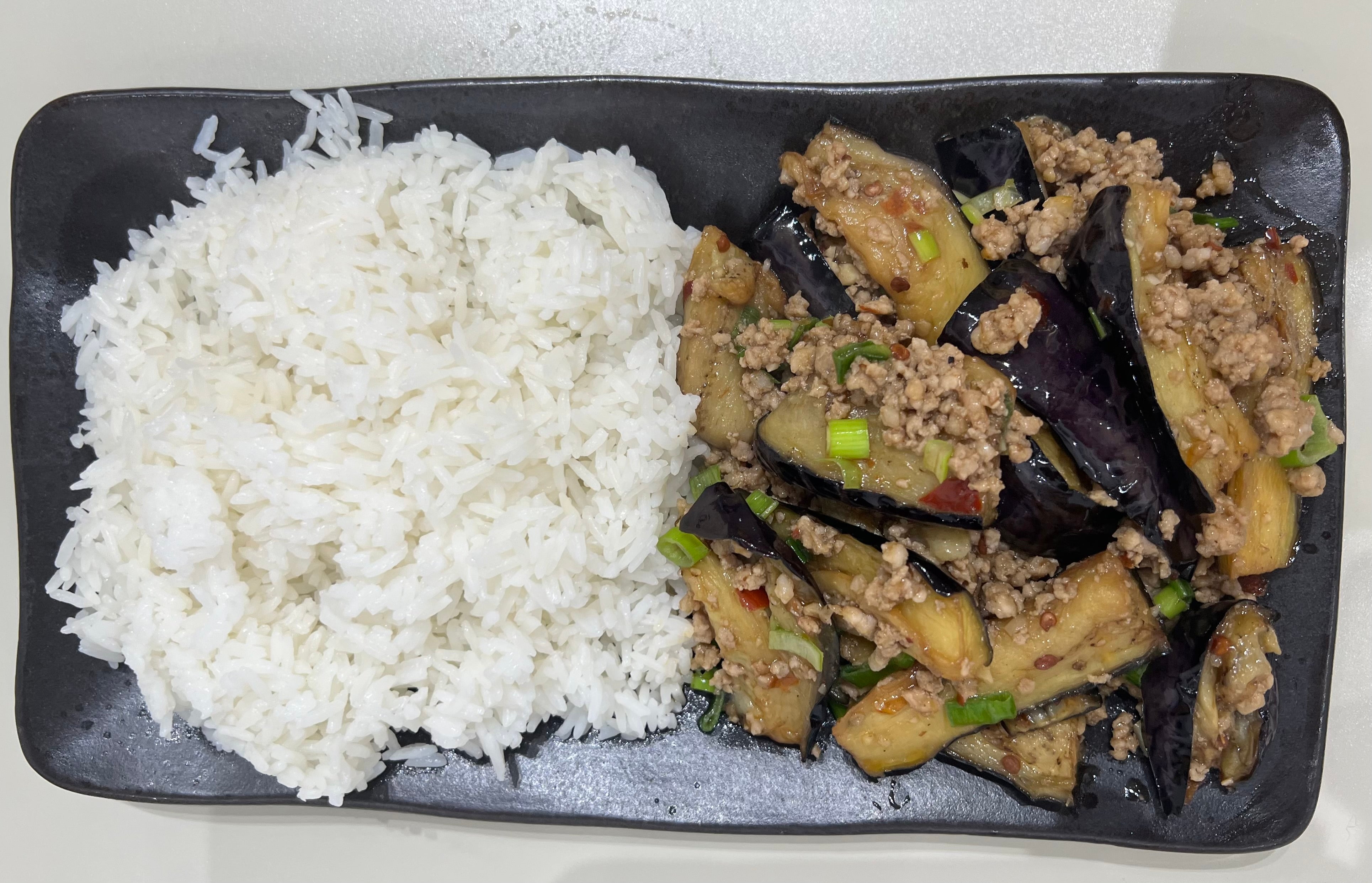 Eggplant Minced Pork 魚香茄子飯