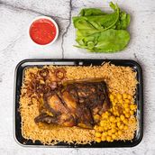 Tanoor chicken khaboli rice