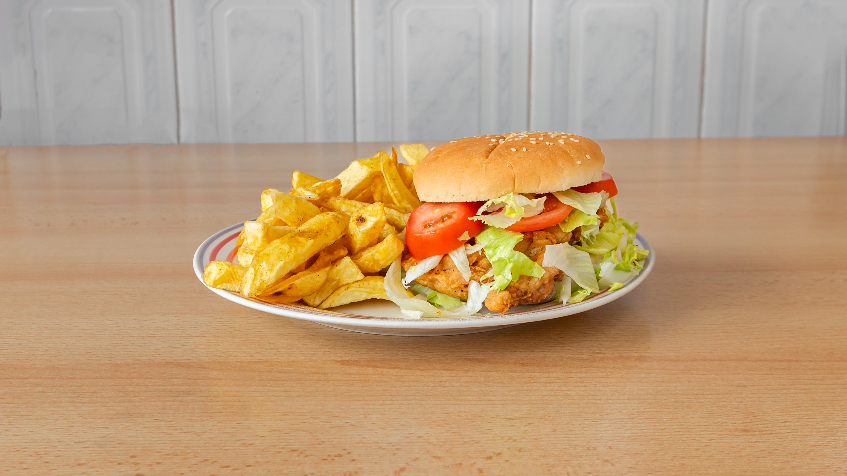 Fried Chicken Burger