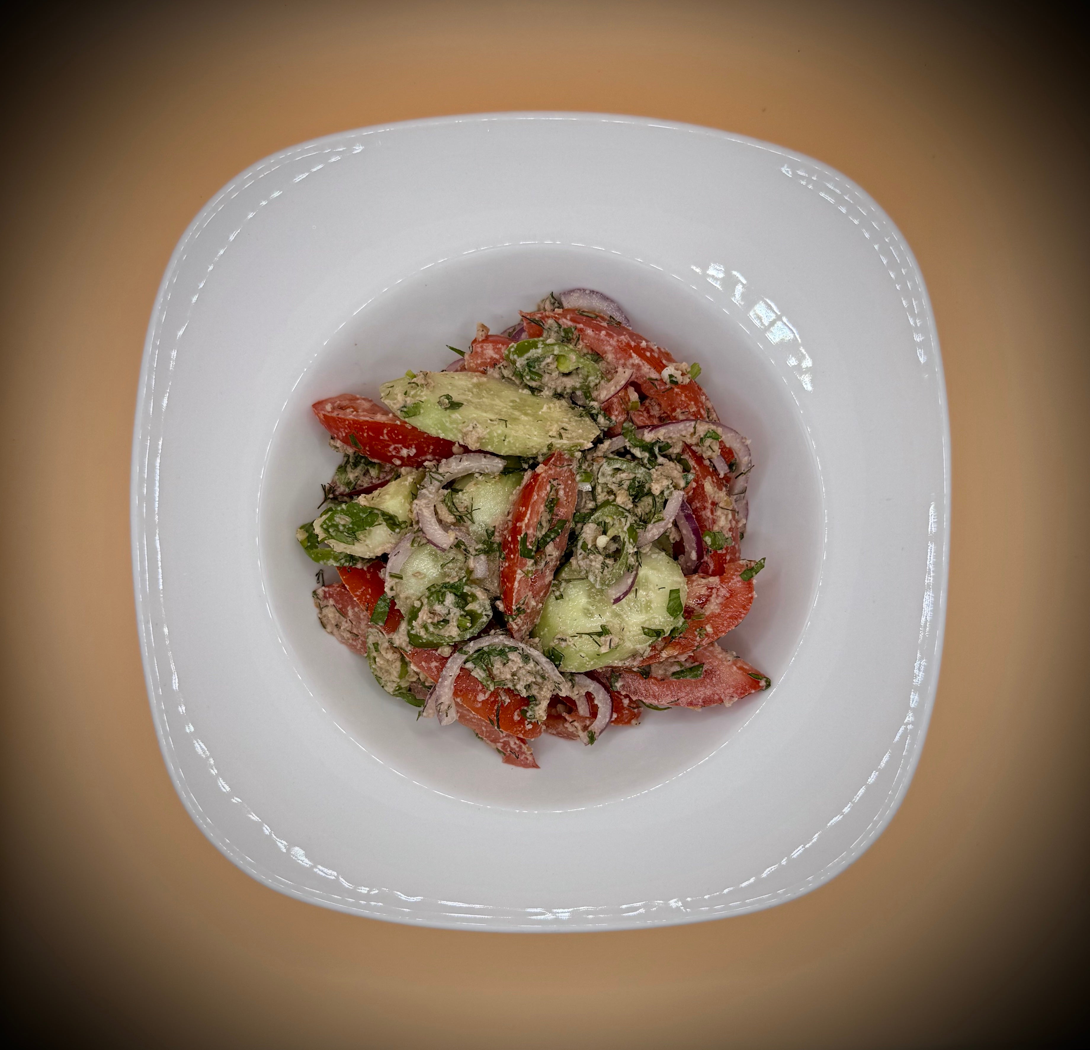 Georgian Salad with Walnut