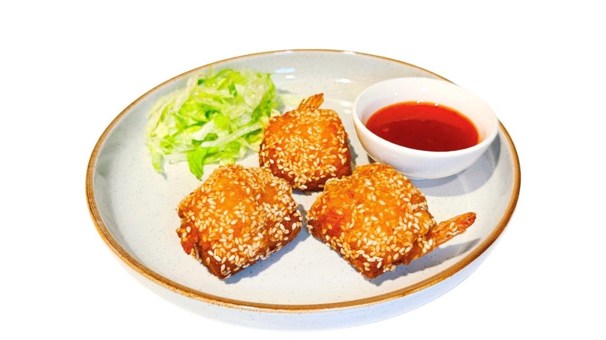 [3007]Sesame Prawn on Toast 芝麻虾多士 （3pcs）