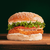 Chick'n Caesar  Burger