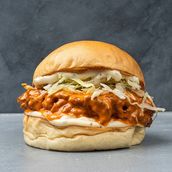 Dynamite chicken burger