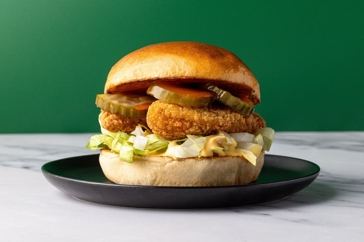 Hot Honey Ting Chicken Burger