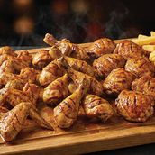 WoodFire Mix Feast - Flame Mix (12 Wings + 9 Drums + 9 Thighs + 4 Sides)