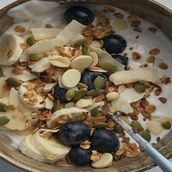 Yogurt Protein Seeds Bowl