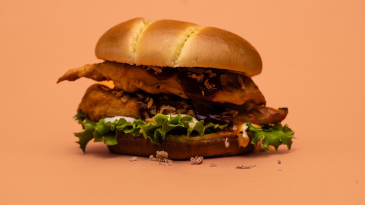 Double Bbq Peri Chicken Burger Single