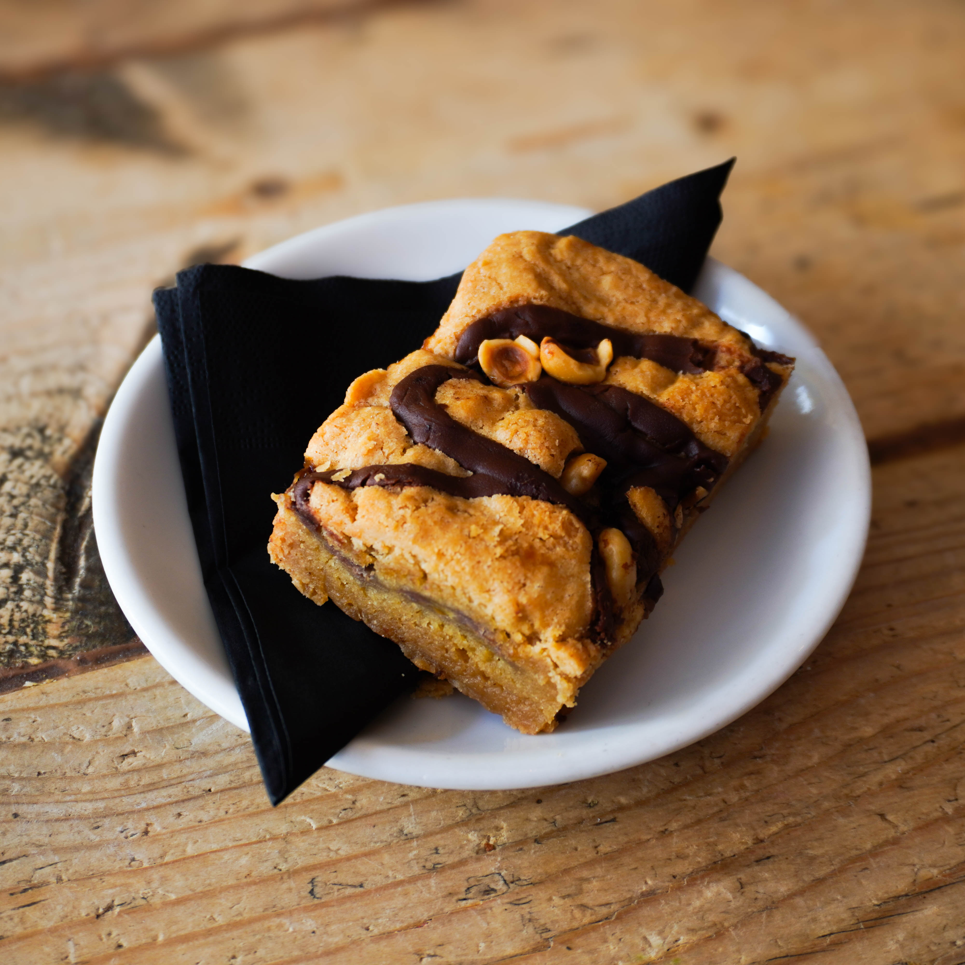 Banana Nutella Blondie