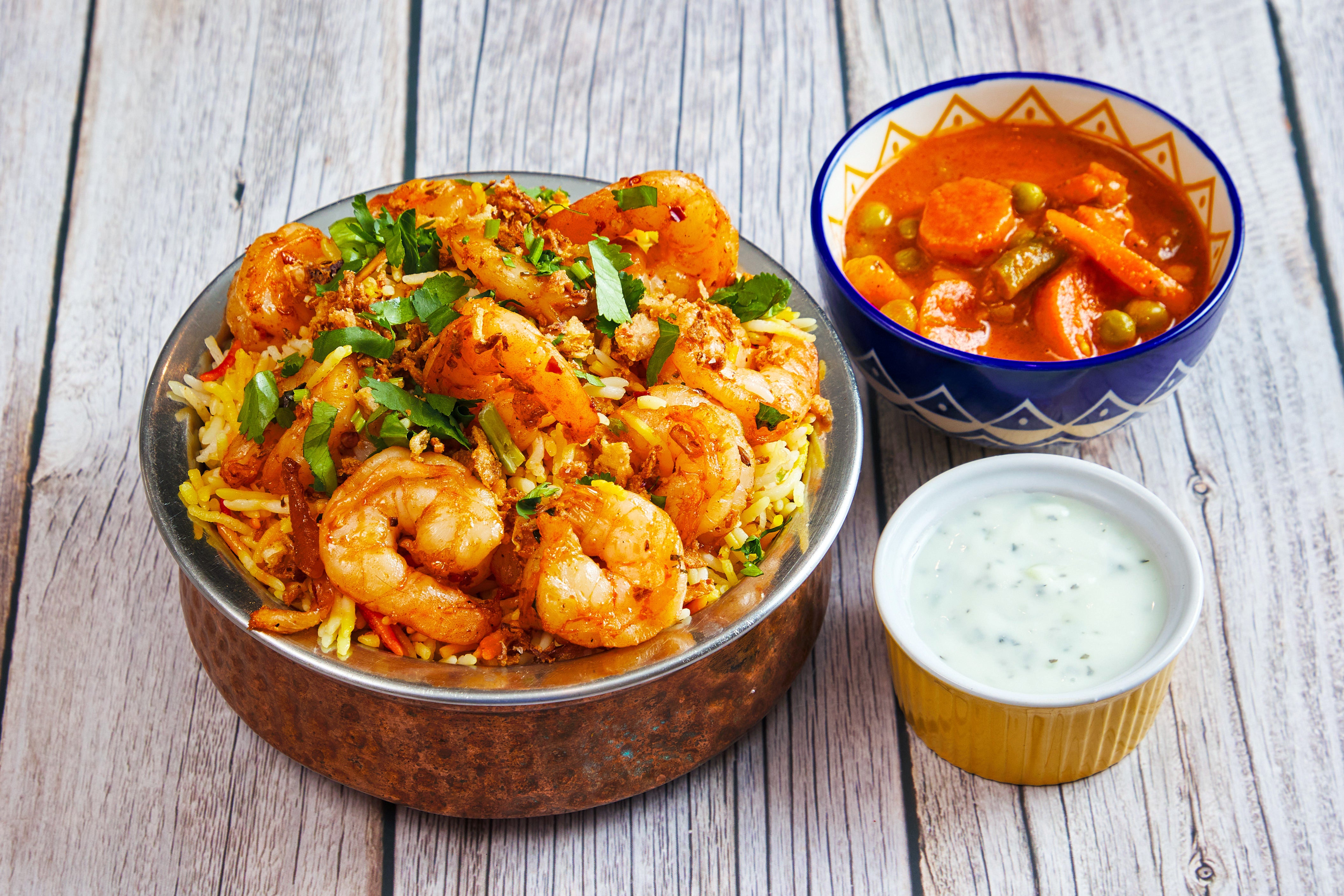 King Prawns Biryani