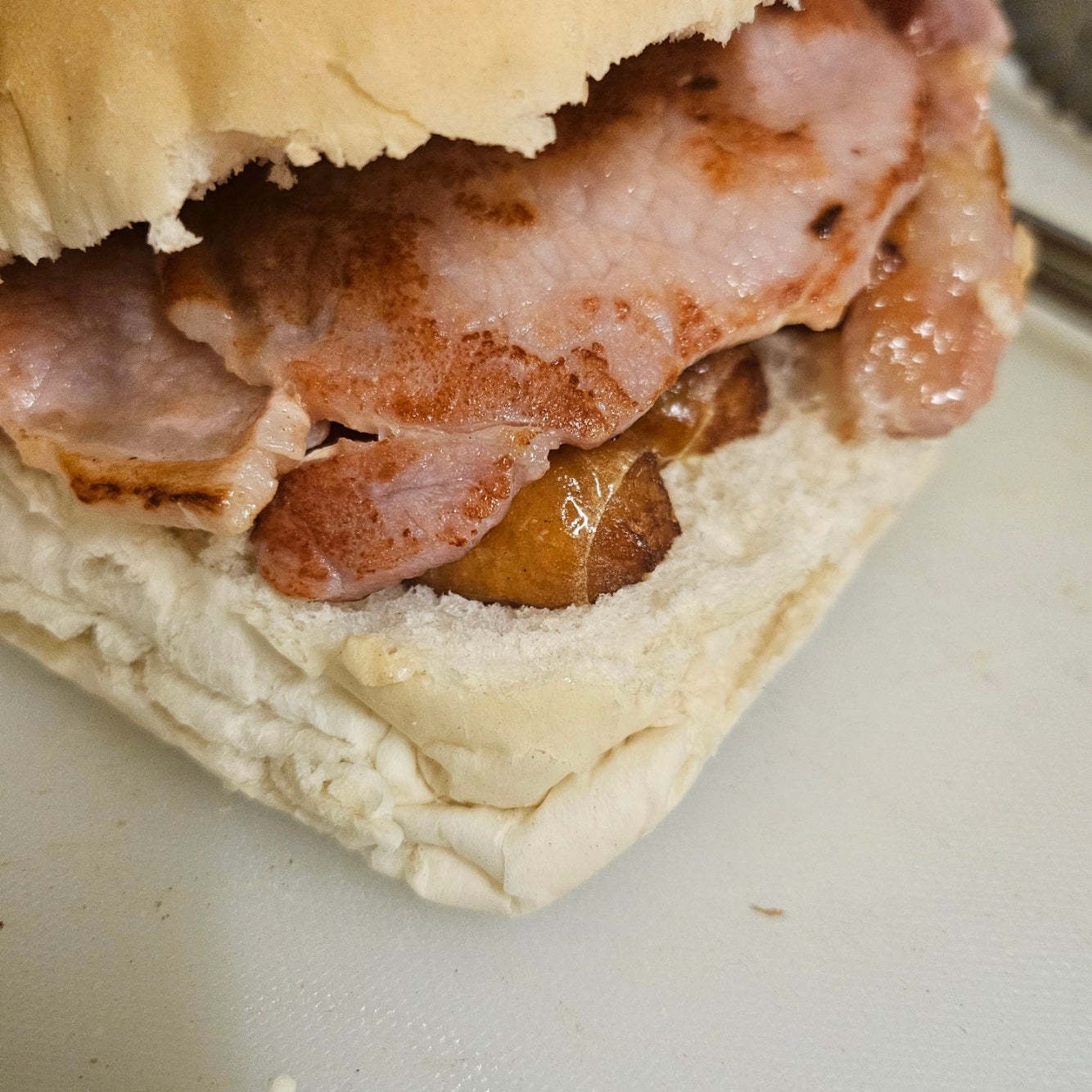 2 Bacon and 2 Sausage Baguette