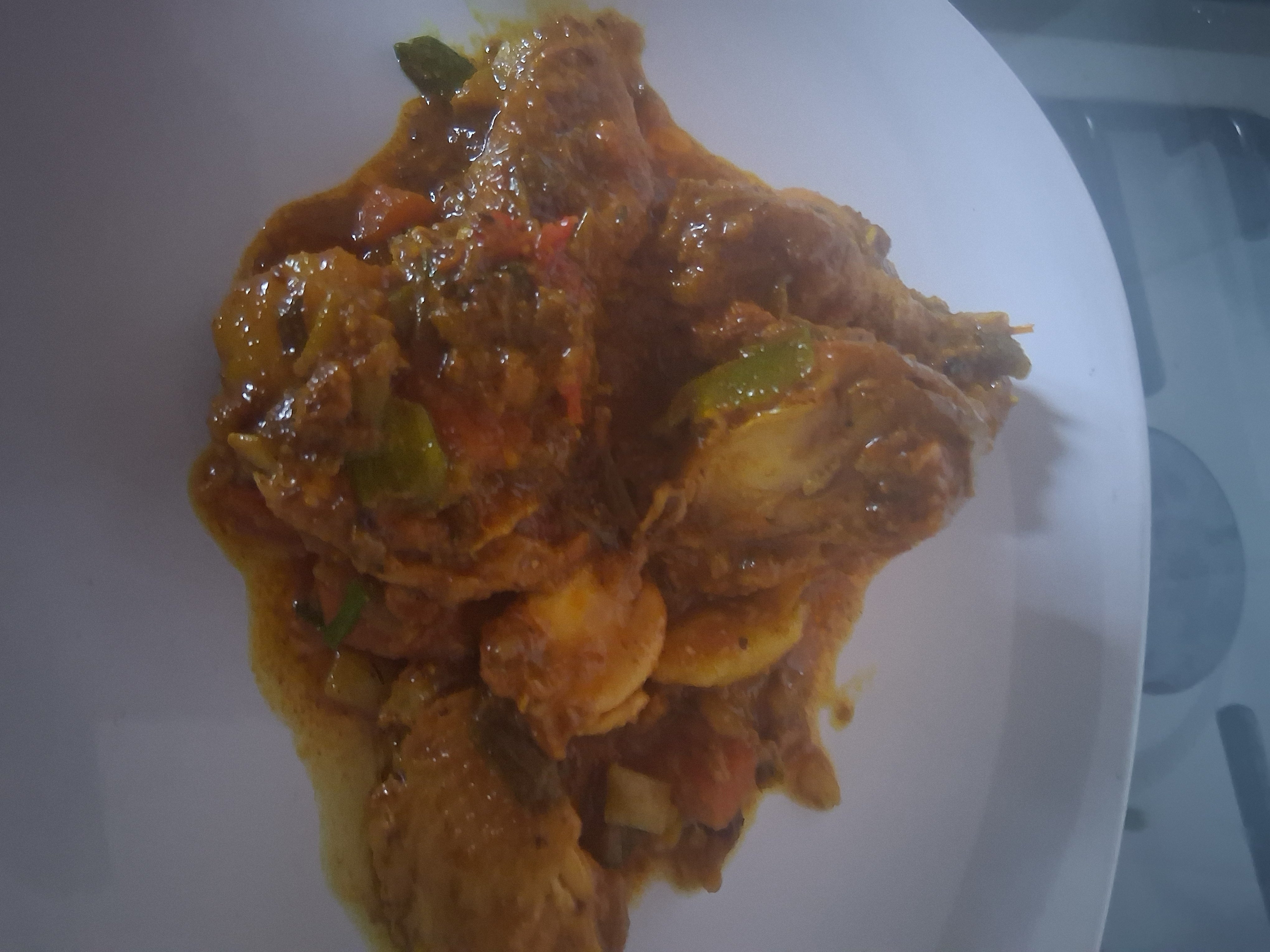 Curry chicken