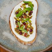 Cashew Labneh Tartine