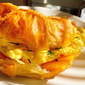 Croissant with Egg