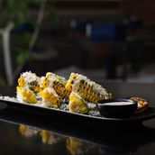 Grilled Mexican sweet corn