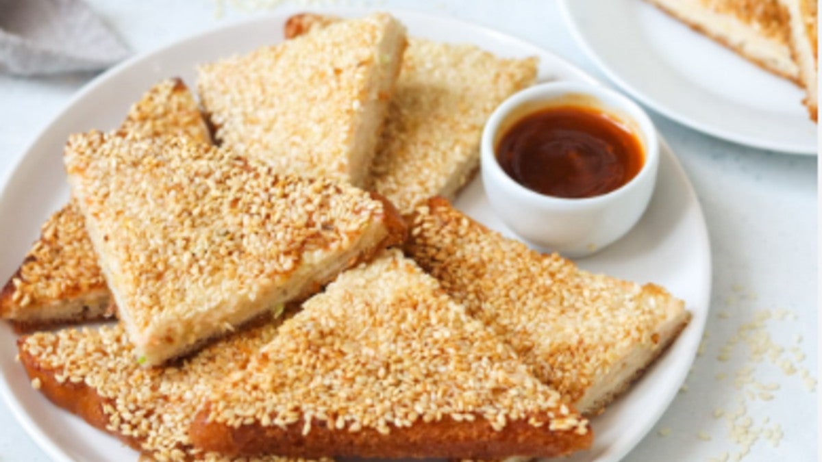 Sesame Prawn on Toast