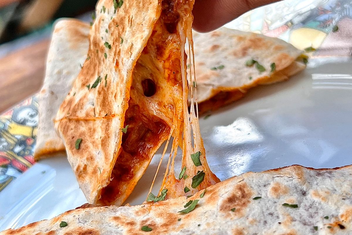 Spicy Lamb Quesadilla (H)