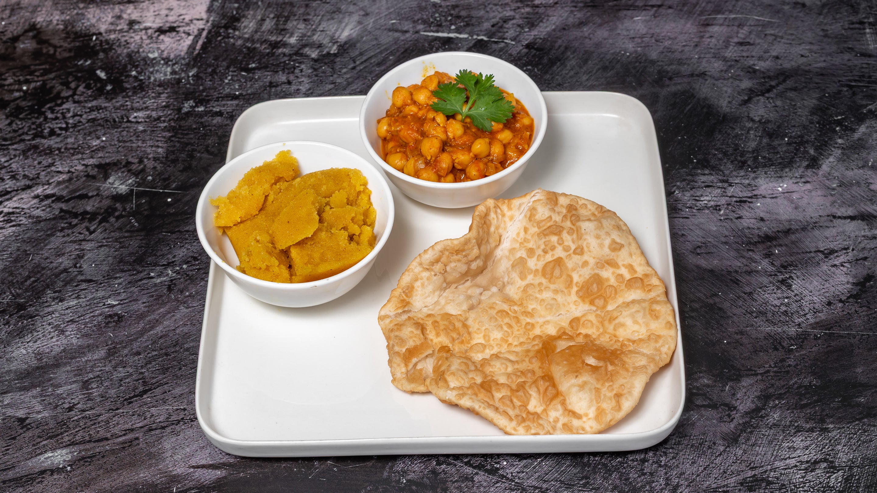 Halwa Puri and Chana