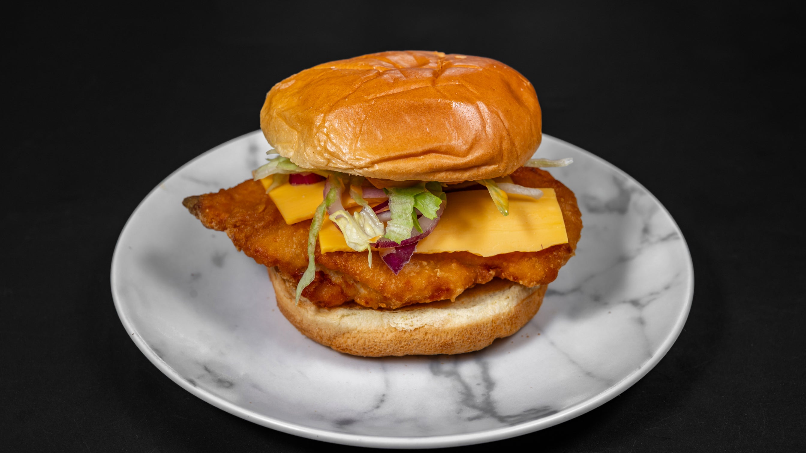 Spicy Chicken Burger - On Its Own